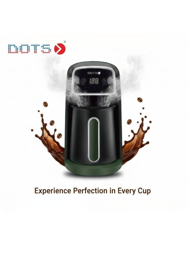 دوتس صانعة قهوة 0.25 لتر بشاشة رقمية وتسخين، 600 واط، مثالية للمنزل والمكتب والسفر BCT1015D2 - Image 4